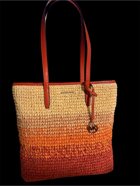 Michael Kors Handbags - Michael Kors Sunset Ombre Woven Tote